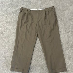 Van Heusen Mens 48x30 light brown dress pants